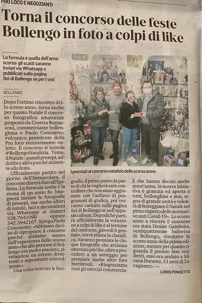 Sentinella del Canavese Concorso di Natale 2021