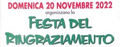 Festa del Ringraziamento 2022 a Bollengo